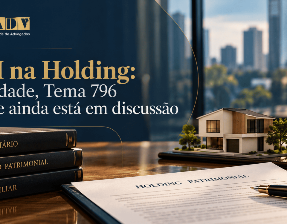 - ITBI na Holding: imunidade, Tema 796 e integralização de imóveis