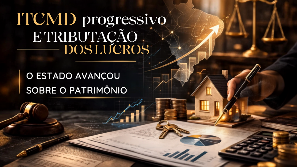 ITCMD progressivo e tributação dos lucros: O Estado avançou sobre o patrimônio